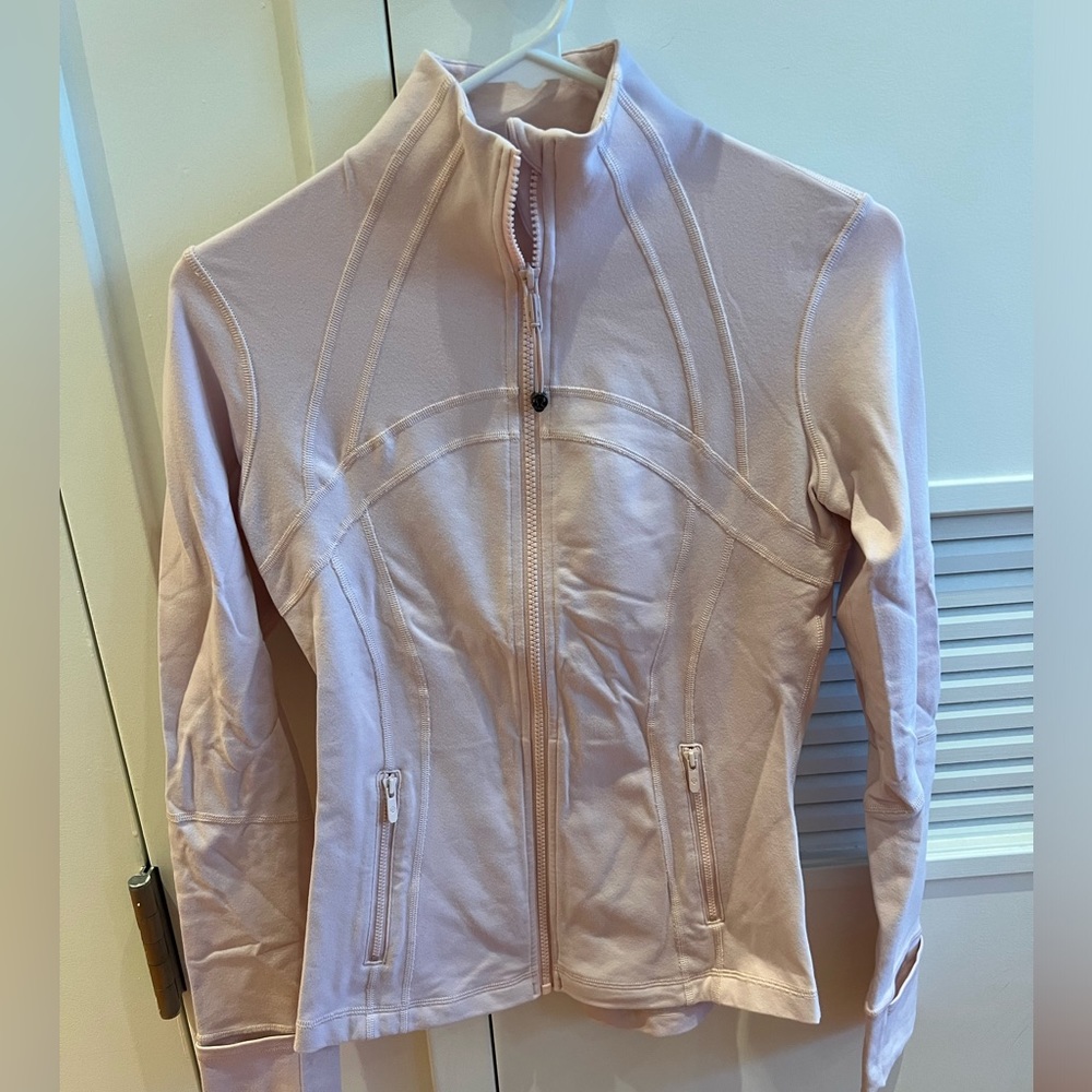 Women’s Lululemon Define Jacket, Size 6, Light Pink